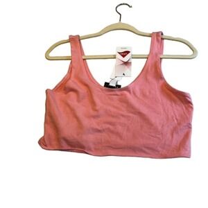 Topshop‎ Petite Pink Crop Top Sleeveless Tank Top US 10 UK 14